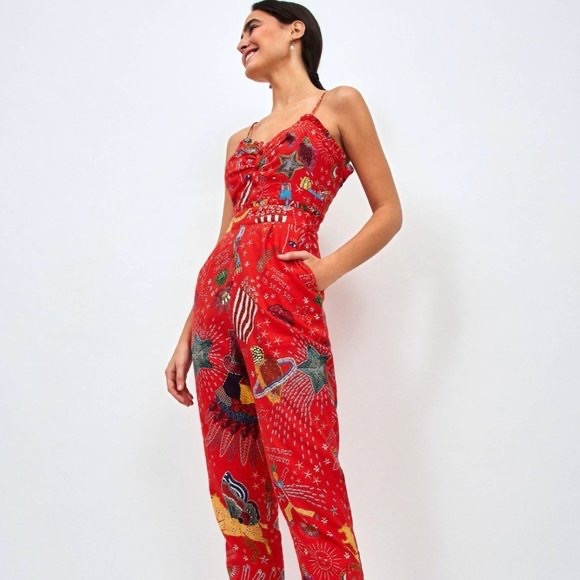 FARM Rio Pants - NWT FARM RIO Carnival Jumpsuit, XL